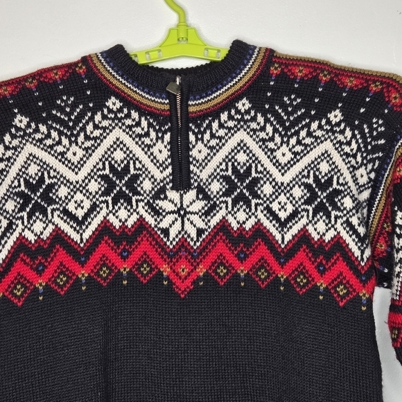 DALE OF NORWAY 2002 Salt Lake City Olympics Wool Zip Sweater Men's Small - Picture 13 of 16